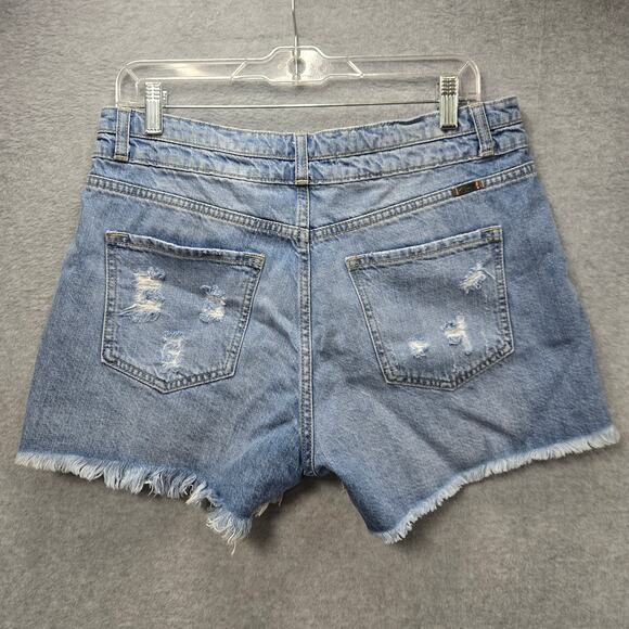 Kancan Sarah High Rise Mom Jean Shorts Size 11/29 - Picture 3 of 6